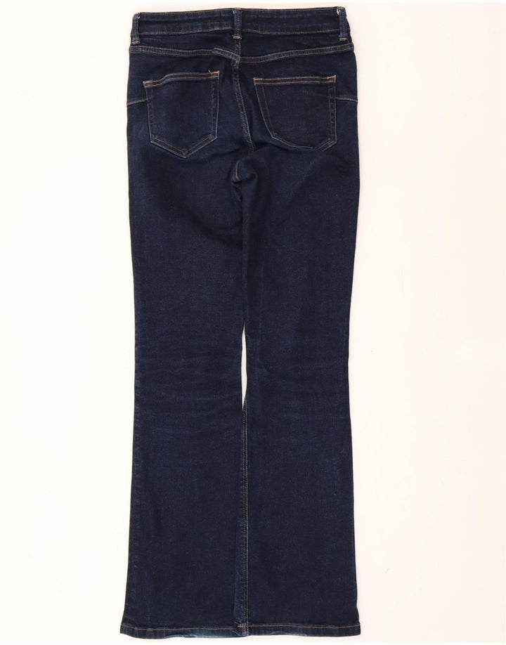 ZARA Womens Bootcut Jeans EU 38 Small W28 L32 Navy Blue Vintage Zara and Second-Hand Zara from Messina Hembry 