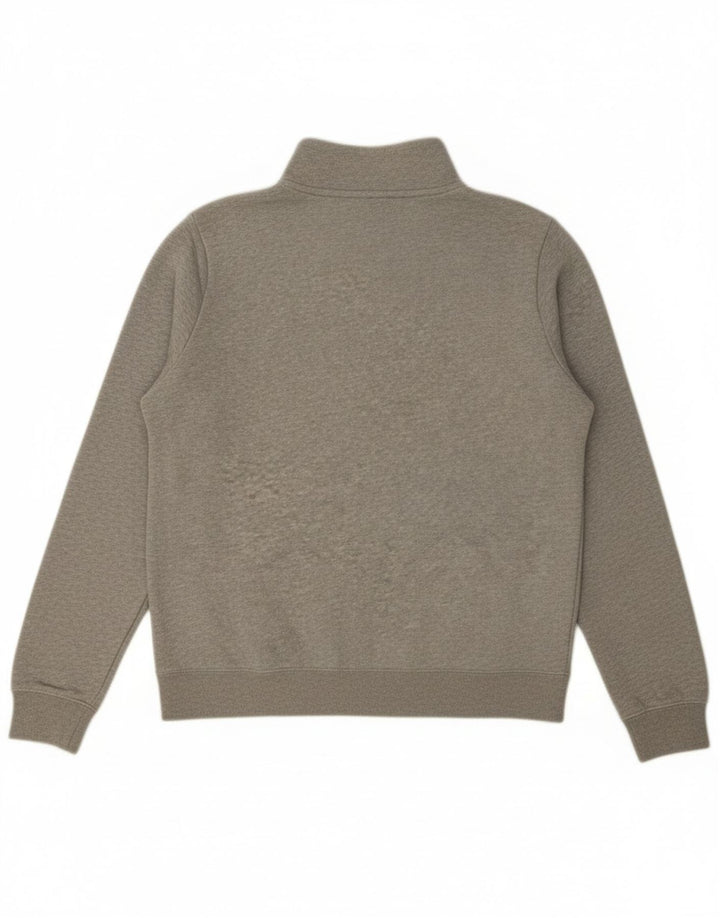 Nike Damen-Sweatshirt in Übergröße mit Reißverschluss, Gr. 10, Größe S, Grau meliert