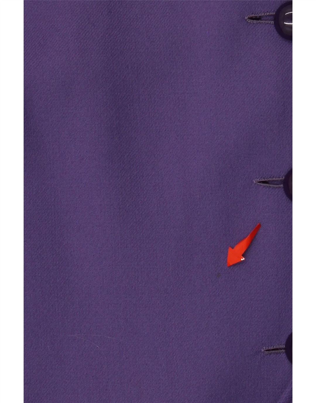 VINTAGE Damen 4-Knopf-Blazerjacke UK 16 Large Lila