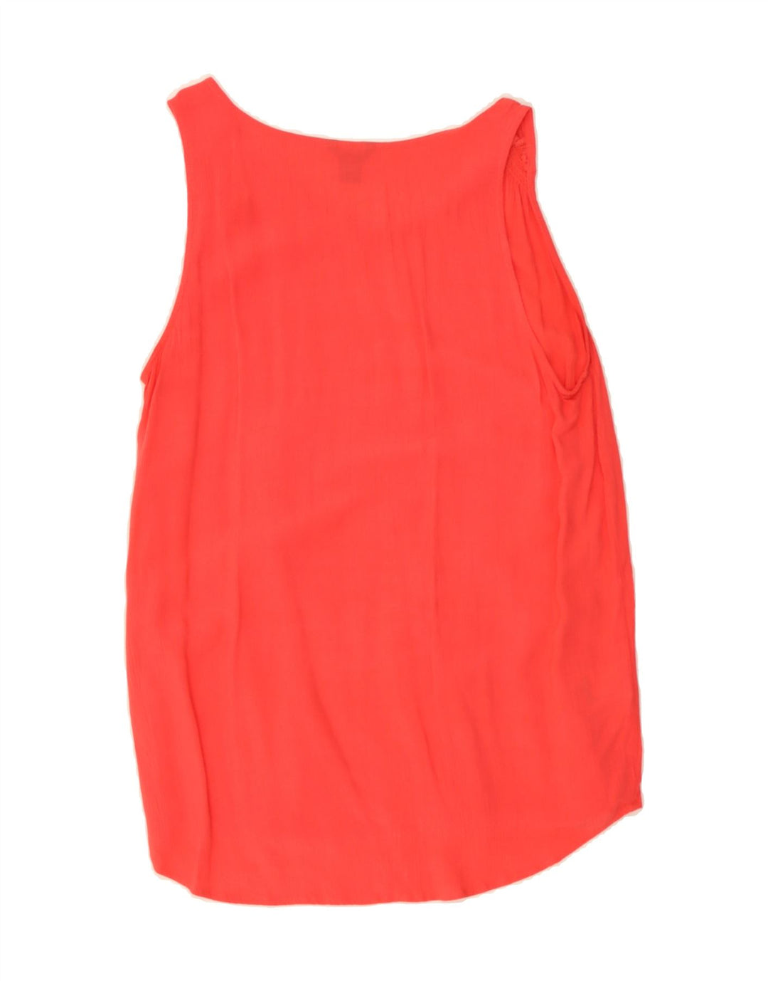 EDDIE BAUER Womens Sleeveless Blouse Top UK 12 Medium Red Rayon Vintage Eddie Bauer and Second-Hand Eddie Bauer from Messina Hembry 