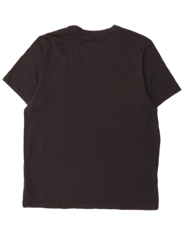 Nike Herren Dri Fit Graphic T-Shirt Top XL Schwarz Baumwolle