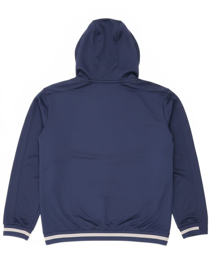 Adidas Jungen MESSI Zip Hoodie Pullover 11-12 Jahre Marineblau Polyester