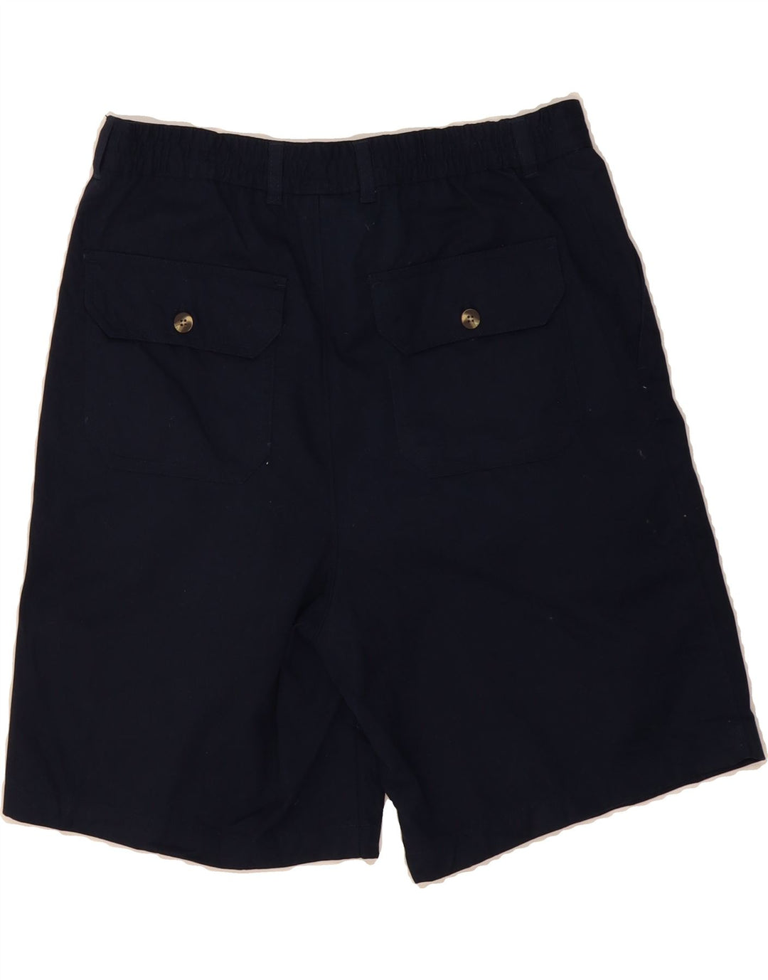 PURITAN Mens Pegged Chino Shorts W34 Large  Navy Blue Polyester Vintage Puritan and Second-Hand Puritan from Messina Hembry 