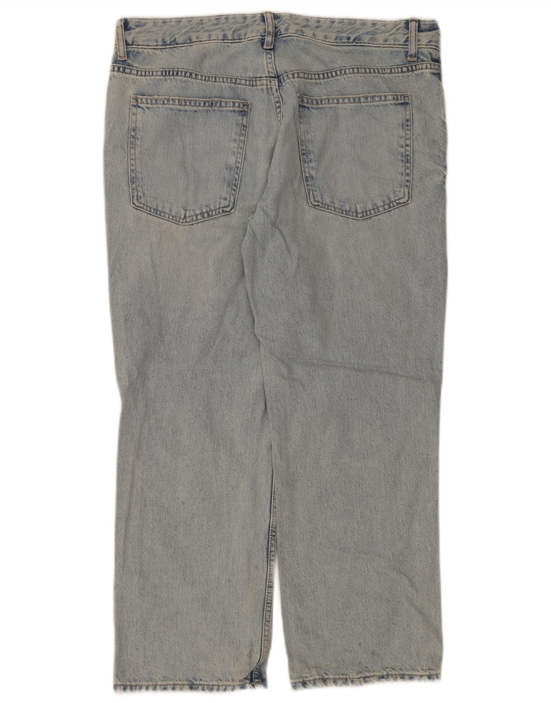 ZARA Damen Straight Jeans EU 40 Medium W30 L28 Blaue Baumwolle