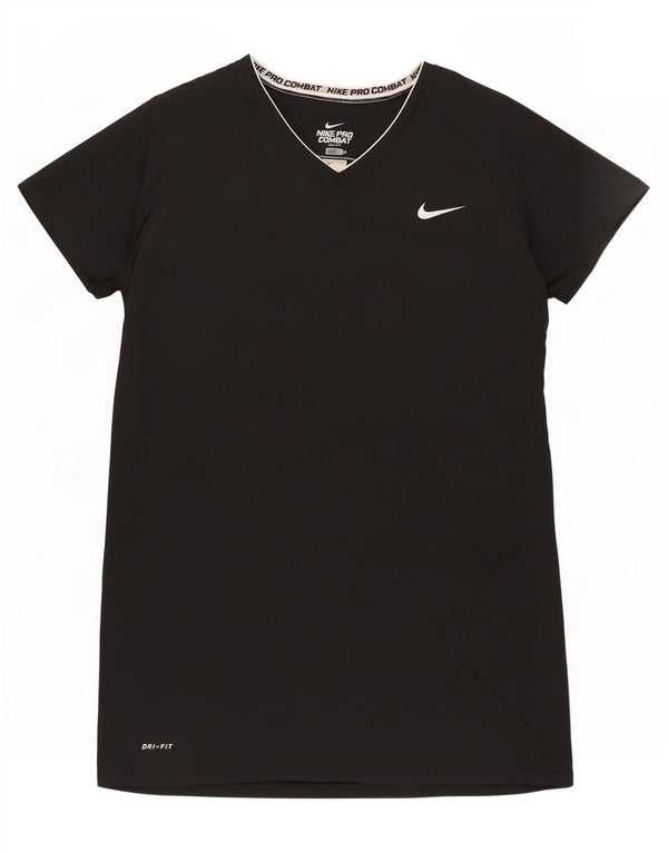 Nike Herren Kompressions-T-Shirt Top 2XL Schwarz Polyester
