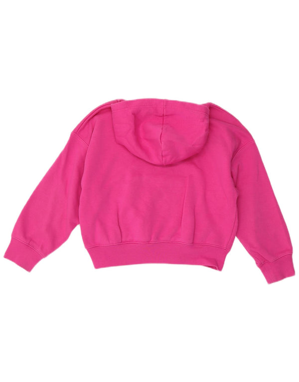 Jordan Mädchen-Kapuzenpullover mit lockerer Passform, 8–9 Jahre, Größe S, Rosa, Baumwolle, Sport