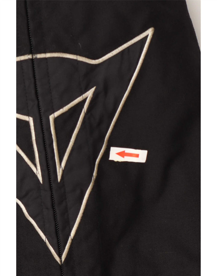 Dainese Herren-Bikerjacke mit Grafik, EU 48, mittelschwarz, Colourblock-Motorrad
