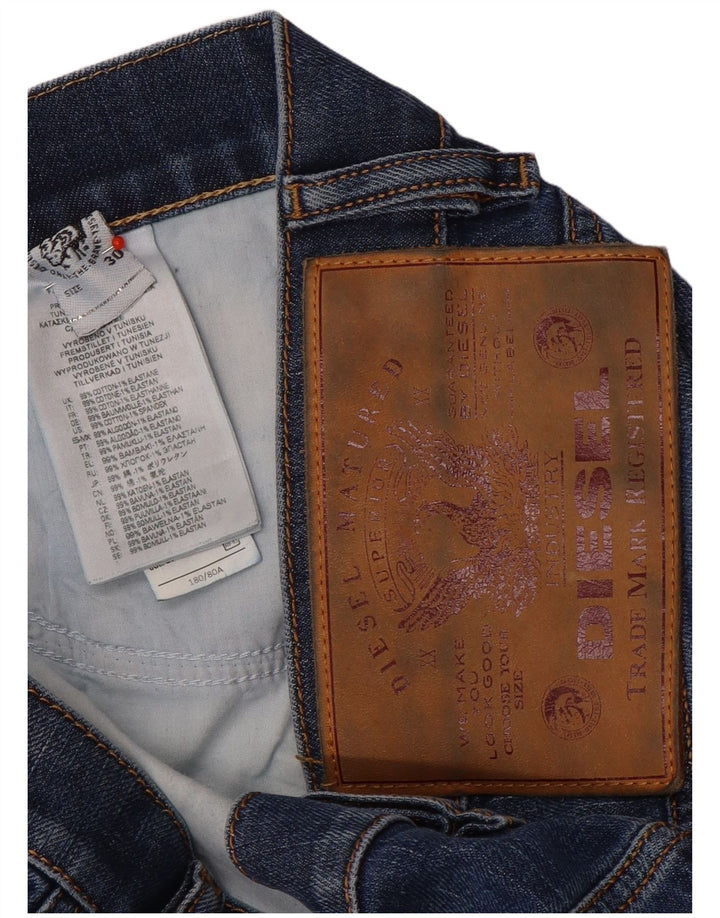 Diesel Damen Slim Jeans W30 L30 Blaue Baumwolle