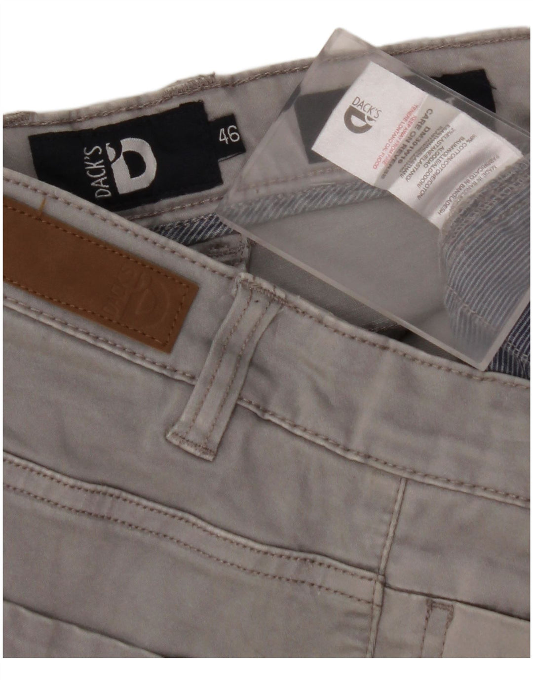 DACK'S Damen-Freizeithose mit normaler Passform, IT 46, Größe L, W32, L31, Grau