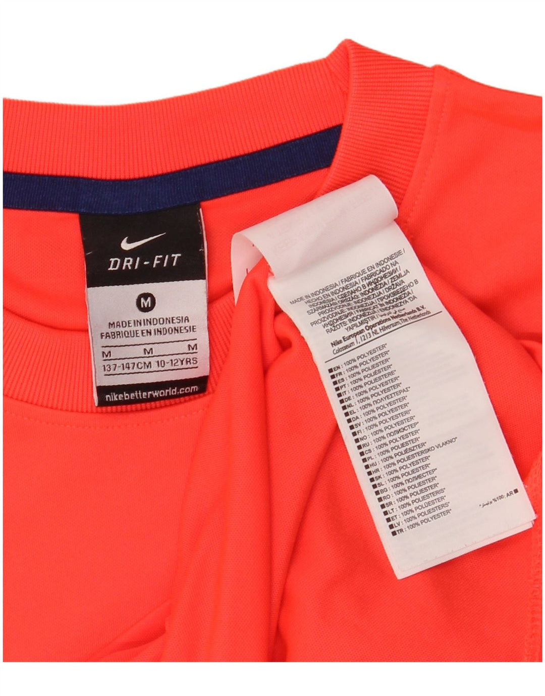 NIKE Barcelona Graphic T-Shirt für Jungen, 10–11 Jahre, mittelorange