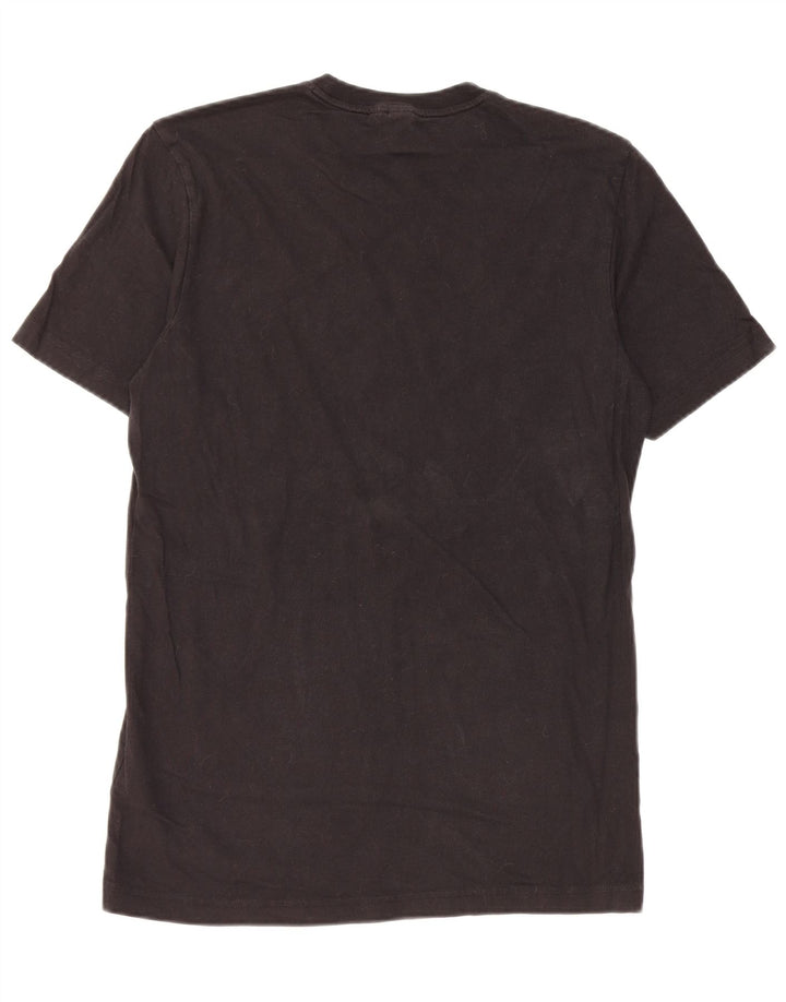 Adidas Herren Grafik T-Shirt Top Small Schwarz Baumwolle