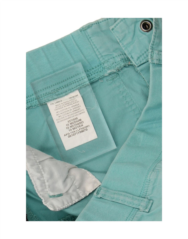 LEE Womens Cargo Capri Trousers US 10 Large W34 L21 Blue Cotton Vintage Lee and Second-Hand Lee from Messina Hembry 