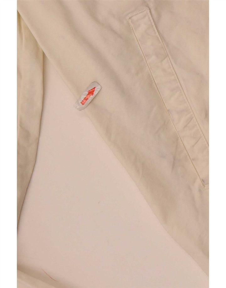 Murphy & Nye Damen Bomberjacke mit Grafik, UK 16, Größe L, weiße Baumwolle