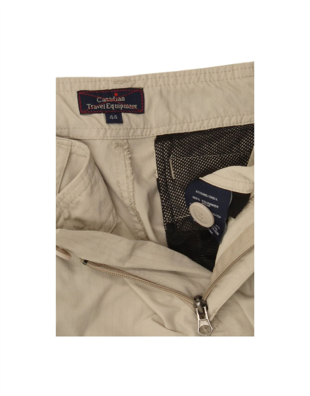 CANADIAN Womens Chino Shorts IT 44 Medium W30 Grey Polyamide Vintage Canadian and Second-Hand Canadian from Messina Hembry 