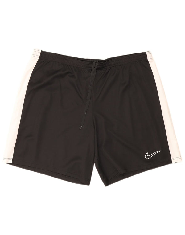 Nike Herren Dri Fit Slim Sportshorts 2XL Schwarz Colourblock Polyester