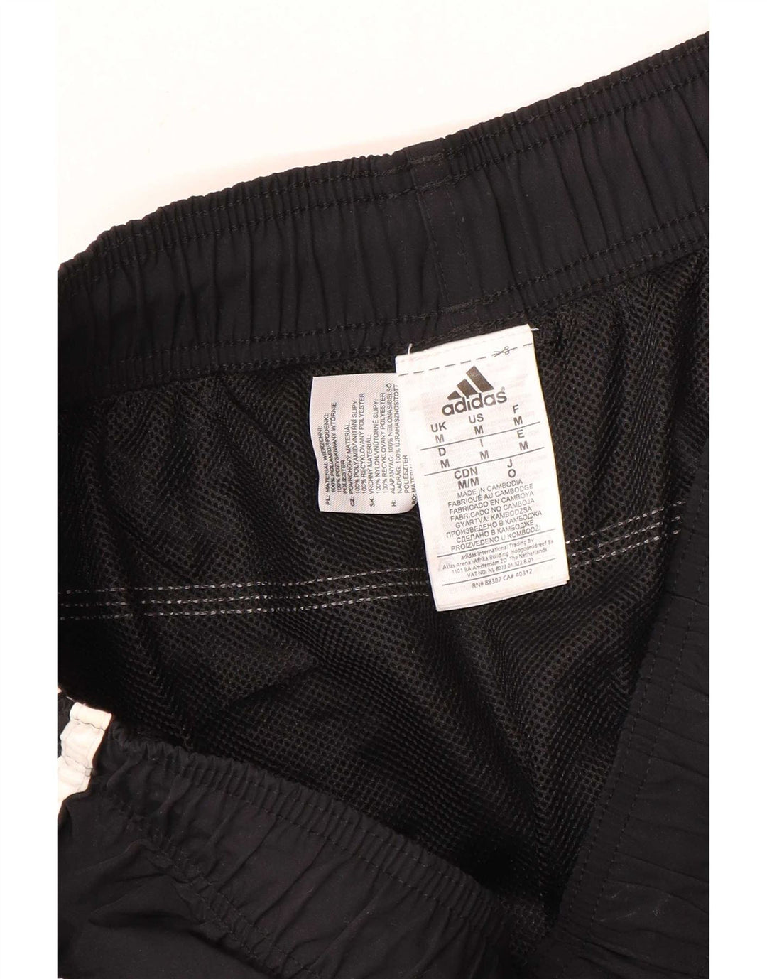 Adidas Herren Sportshorts Medium Schwarz Nylon