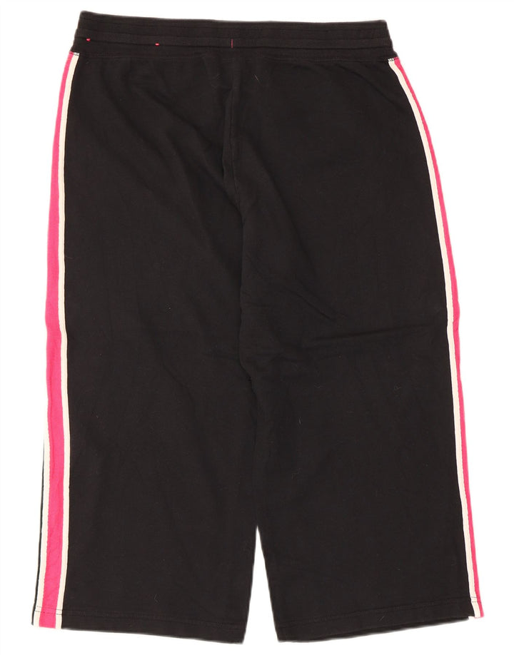 REEBOK Capri-Trainingshose für Damen, UK 14, Mittelschwarz, Farbblock