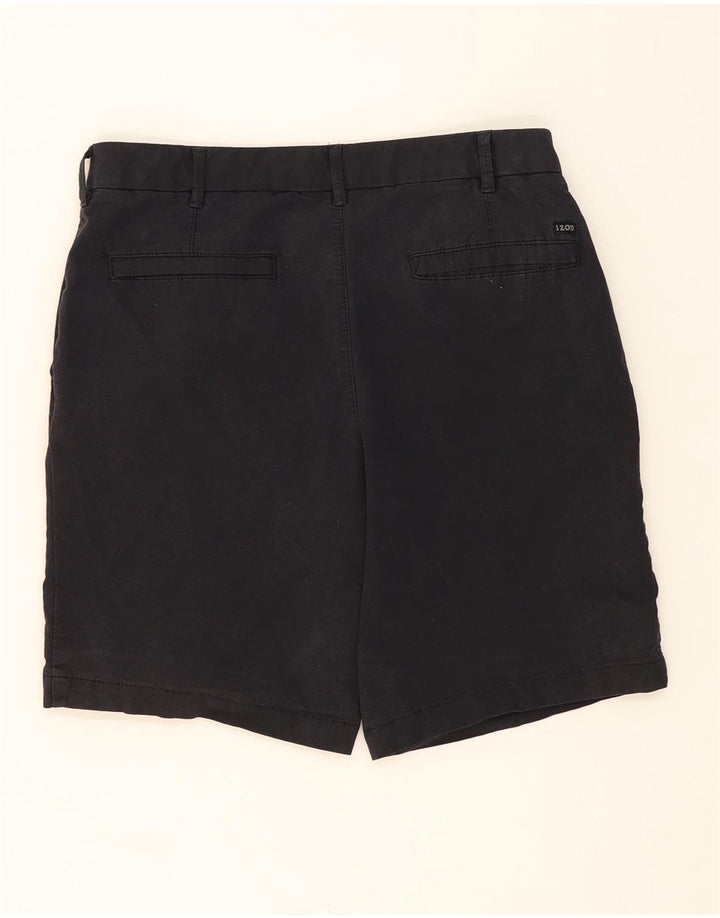 IZOD Mens Chino Shorts W32 Medium  Navy Blue Cotton Vintage Izod and Second-Hand Izod from Messina Hembry 