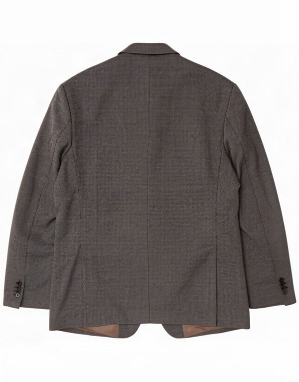 Wellington Herren-Blazer mit 3 Knöpfen, UK 46 3XL, graue Wolle
