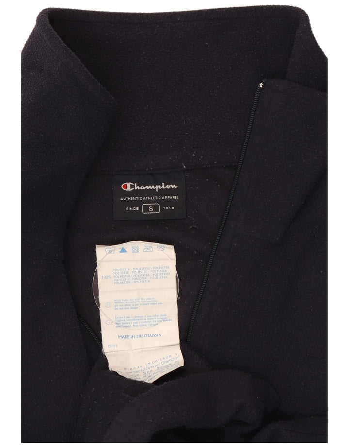 Champion Herren-Fleecepullover mit Reißverschluss, Größe S, Marineblau, Polyester