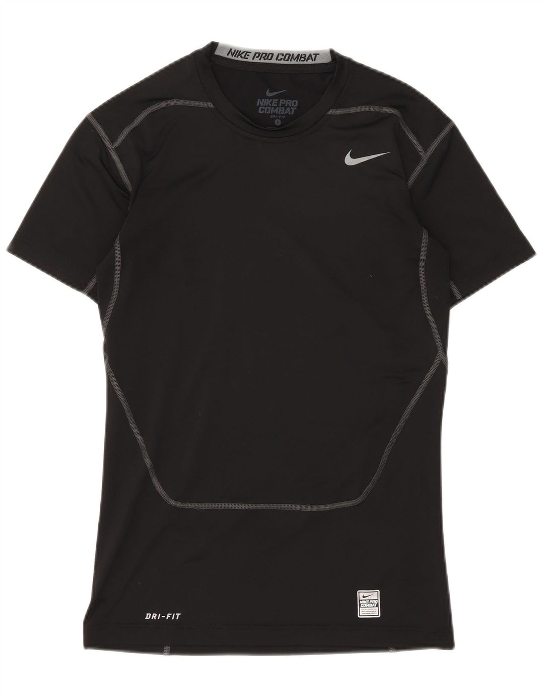 NIKE Herren Dri Fit Graphic T-Shirt Top Large Schwarz