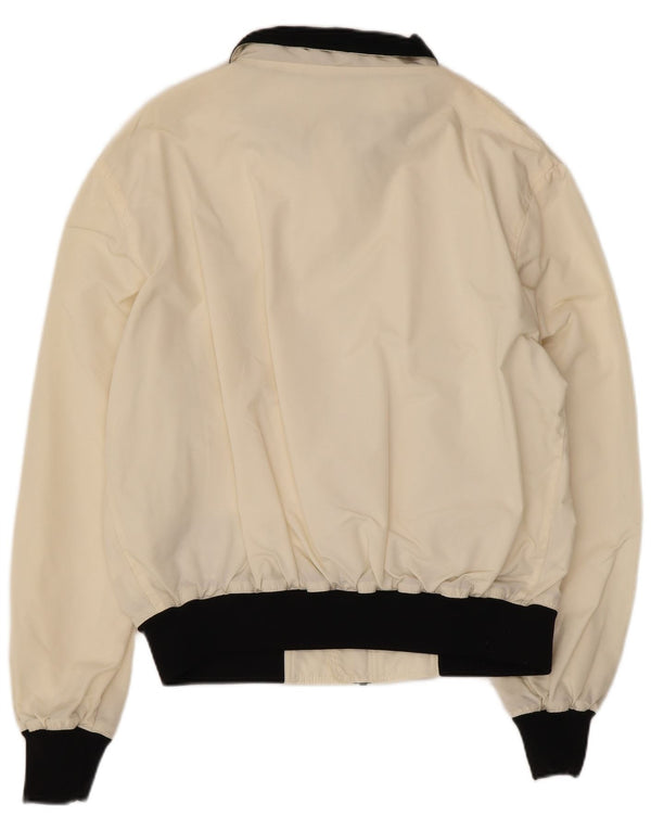 Refrigiwear Herren Bomber Regenjacke UK 36 Small Weiß Colourblock Nylon