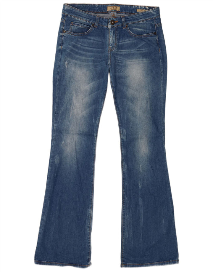 Guess Bootcut-Jeans für Damen, W30, L30, blaue Baumwolle