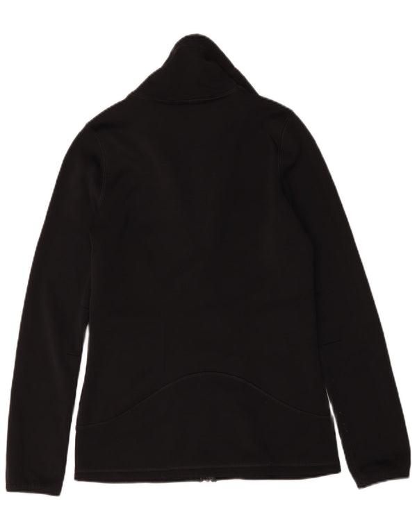 Nike Damen Therma-Fit Trainingsanzug Top Jacke UK 10 Small Schwarz Polyester