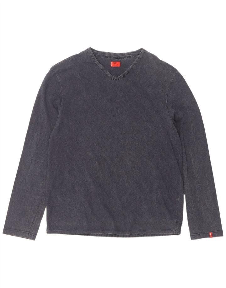 Levi's Herren-Oberteil, langärmelig, groß, marineblau, Baumwolle