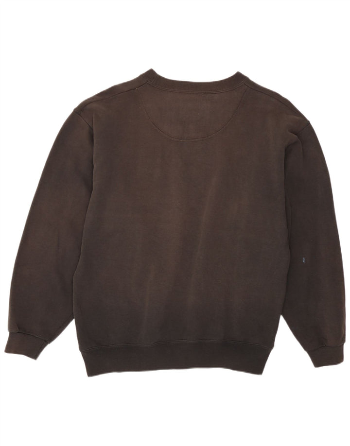Champion Herren-Sweatshirt mit Grafik, Größe S, Braun