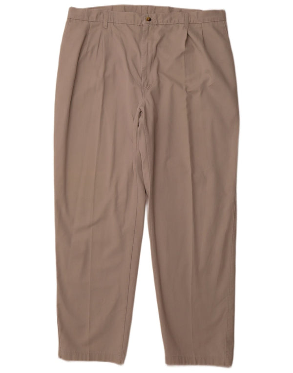 WRANGLER Herren Timber Creek Pegged Chino Hose W42 L32 Beige Baumwolle