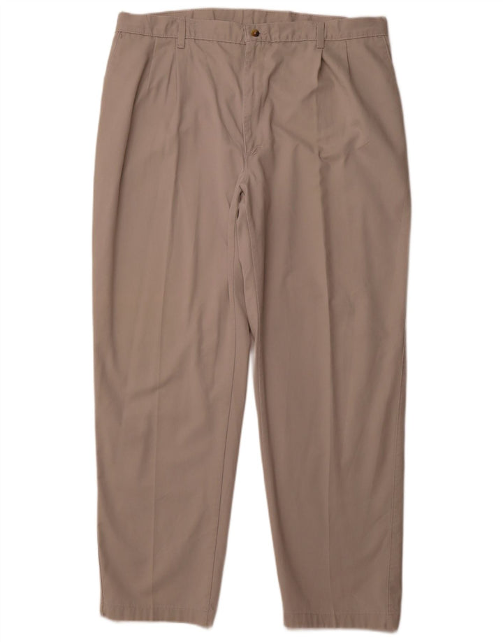 WRANGLER Herren Timber Creek Pegged Chino Hose W42 L32 Beige Baumwolle