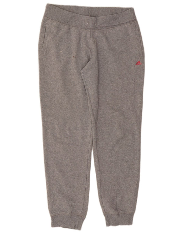 Adidas Damen Climalite Trainingshose Jogger UK 12/14 Mittelgrau