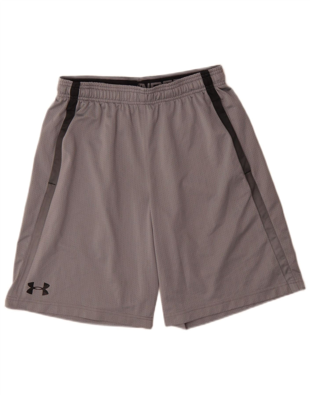 Under Armour Herren-Sportshorts mit lockerer Passform, Mittelgrau, Polyester, Sport