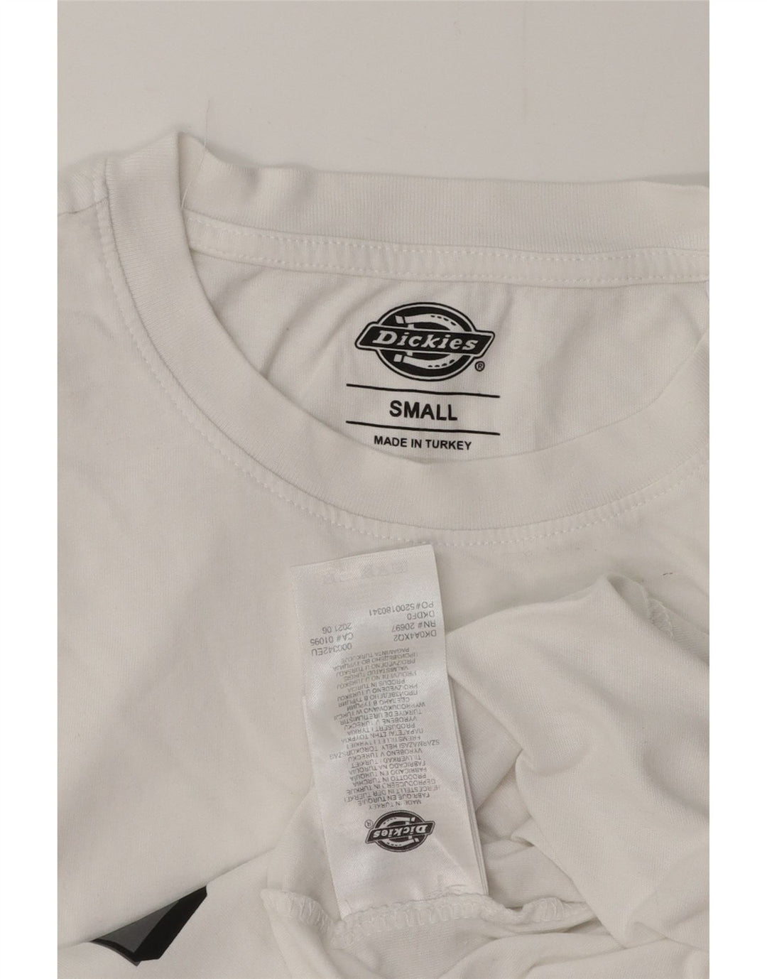 DICKIES Herren-T-Shirt mit Grafik, Größe S, weiße Baumwolle