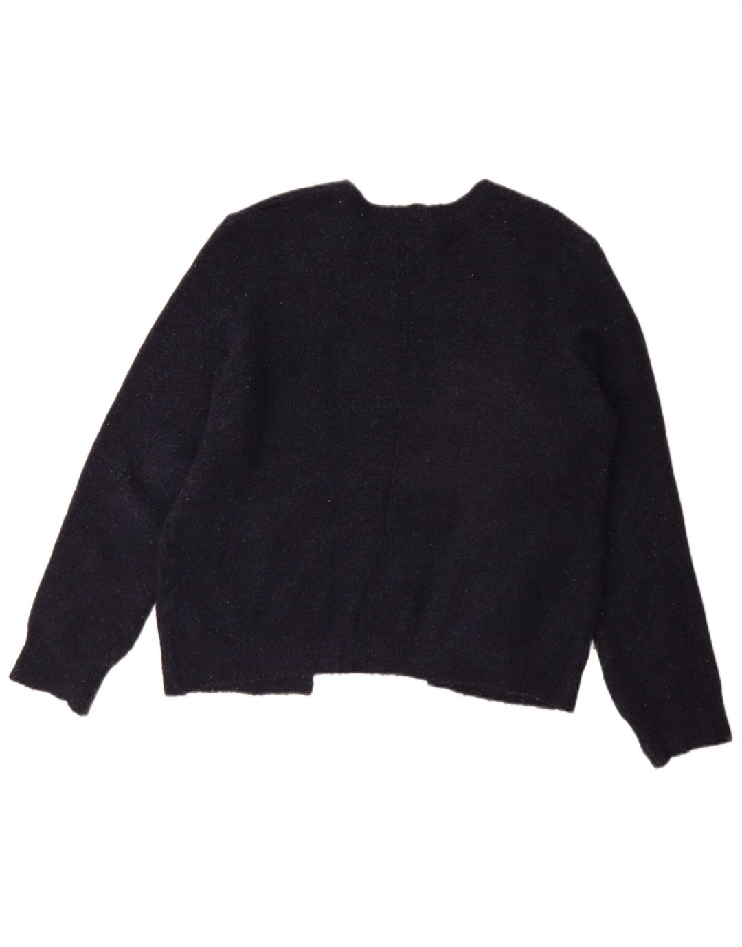 Fat Face Damen-Strickjacke, übergroß, offen, Gr. 8, Marineblau