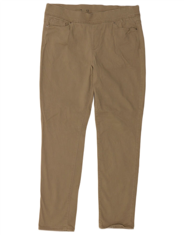 LEVI'S Damen Skinny Freizeithose US 12 Large W31 L29 Beige Baumwolle