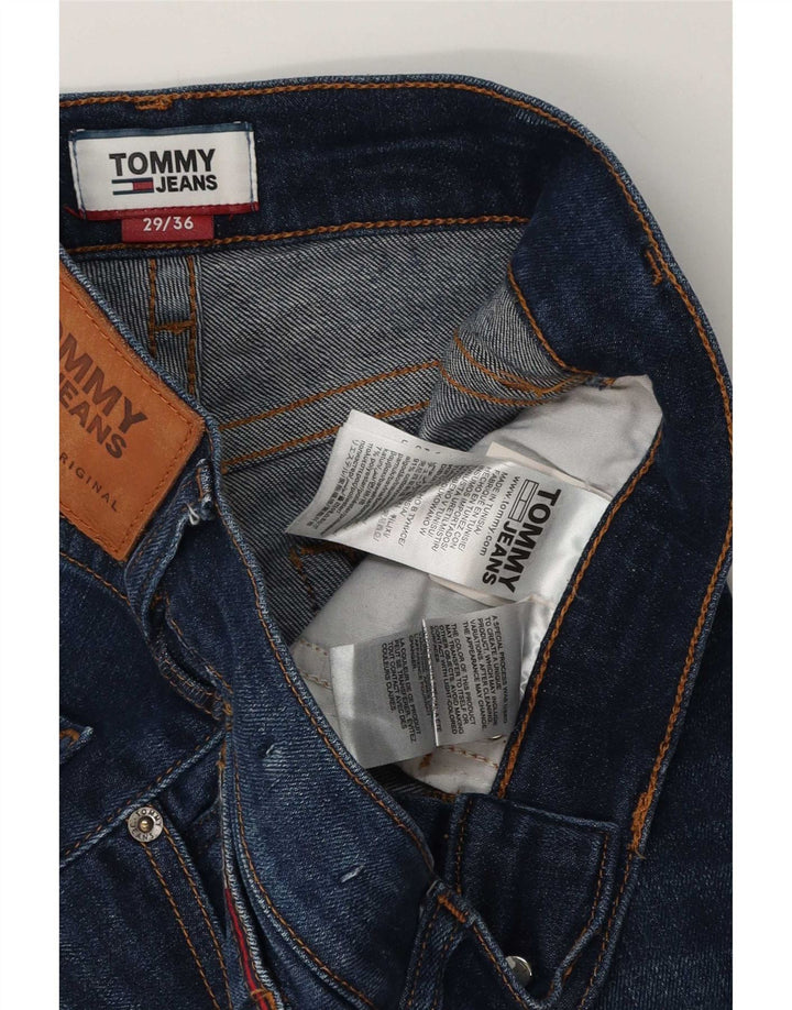 Tommy Hilfiger Herren Slim Jeans W29 L36 Marineblau Baumwolle