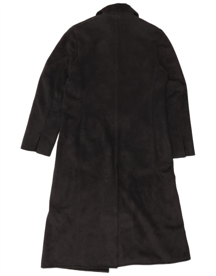 Benetton Damen Mantel UK 14 Medium Schwarz