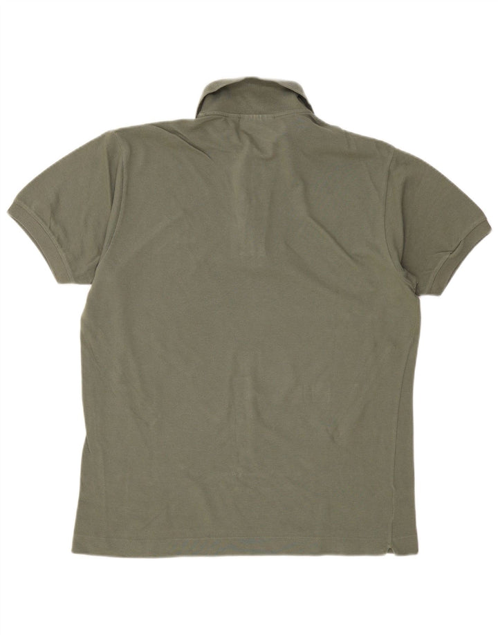 LACOSTE Herren-Poloshirt mit klassischer Passform, Größe 4, mittlere Khaki-Baumwolle