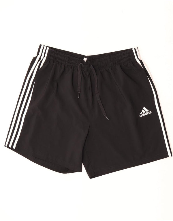 Adidas Herren Sport Shorts 2XL Schwarz Polyester