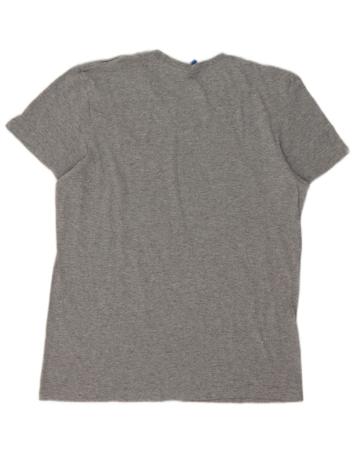 Adidas Herren Grafik T-Shirt Top Small Grau meliert