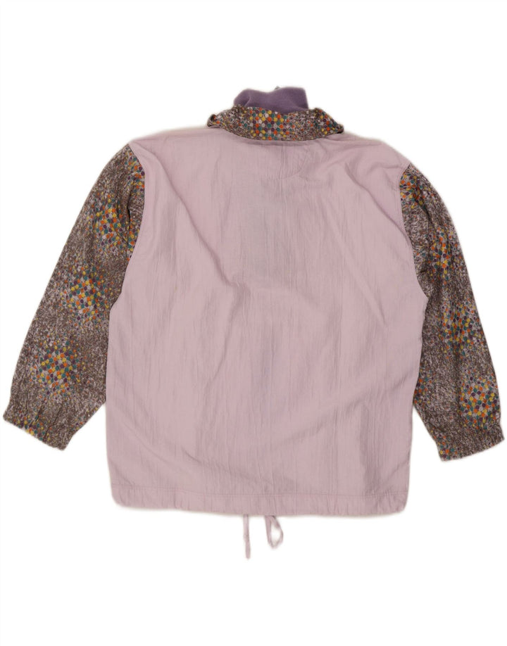 CROSS COUNTRY Damen Anorakjacke IT 44 Mittellila Farbblock