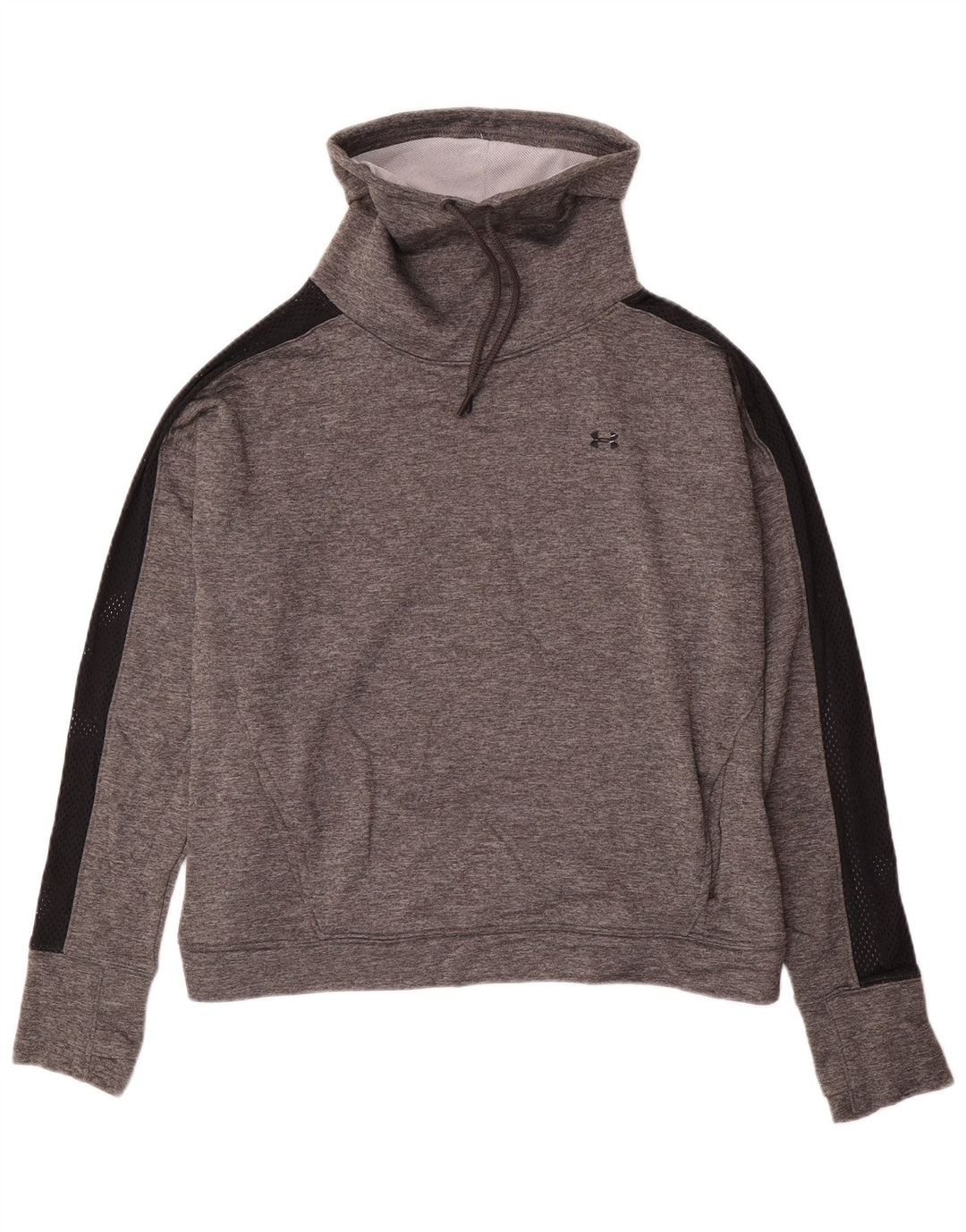 Under Armour Damen-Sweatshirt mit lockerer Passform, UK 16, Größe L, grau, Polyester