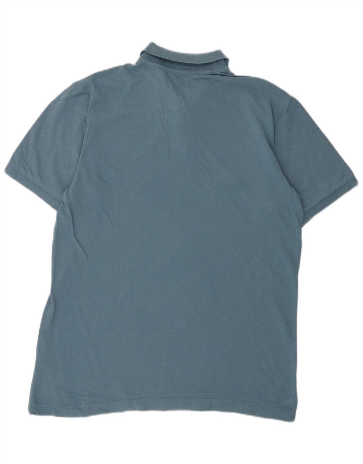 Kappa Herren-Poloshirt, große blaue Baumwolle