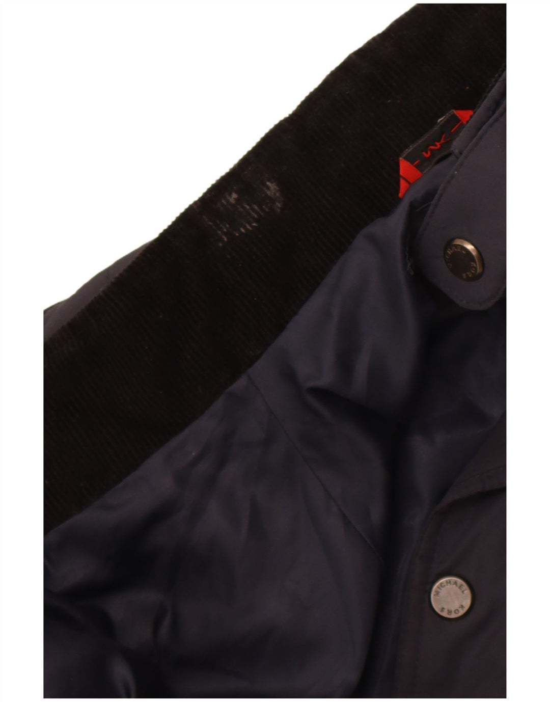 MICHAEL KORS Mens Quilted Gilet UK 40 Large Navy Blue Polyester