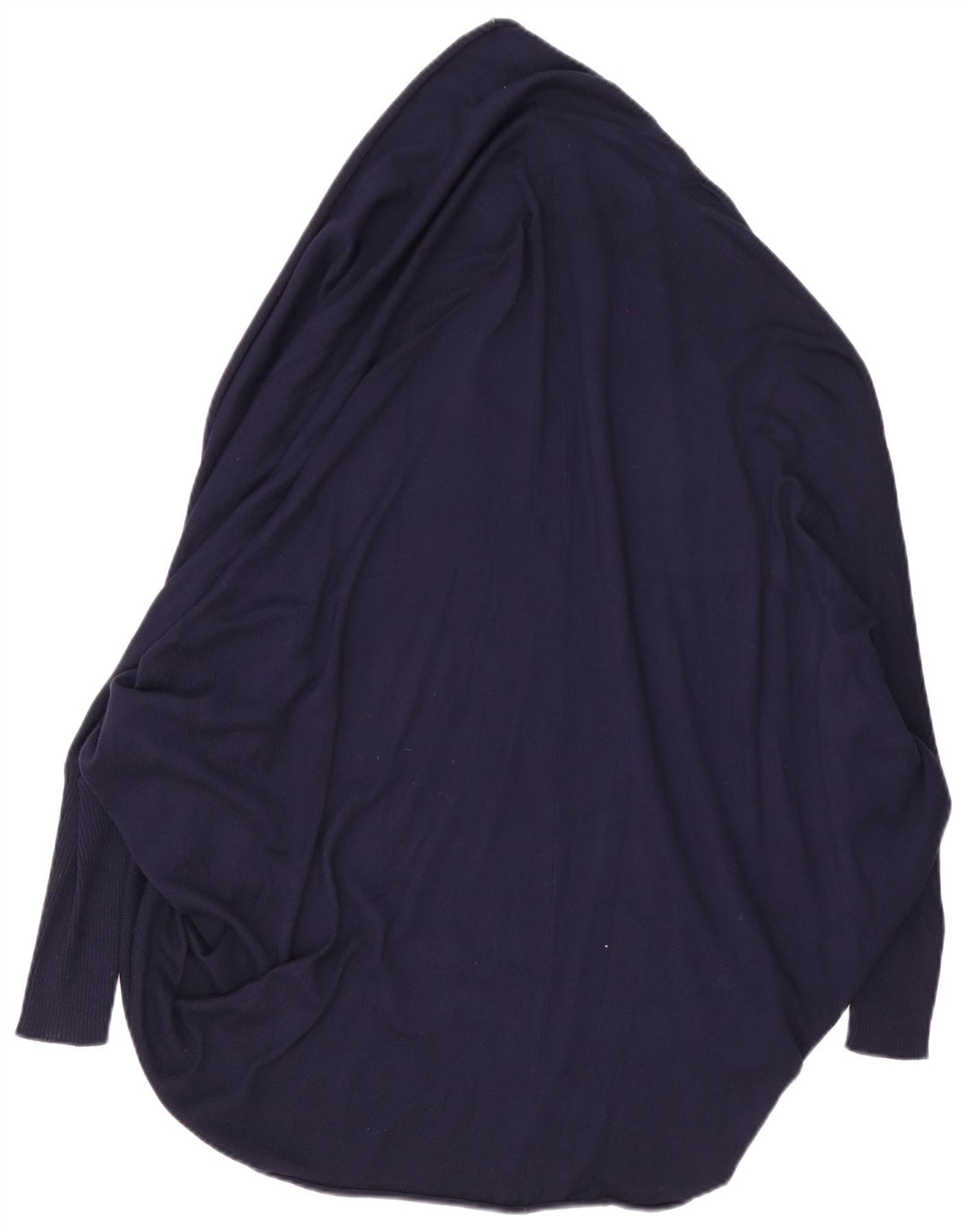Langer, übergroßer Strickjackenpullover für Damen von Zara, Gr. 14, mittleres Marineblau
