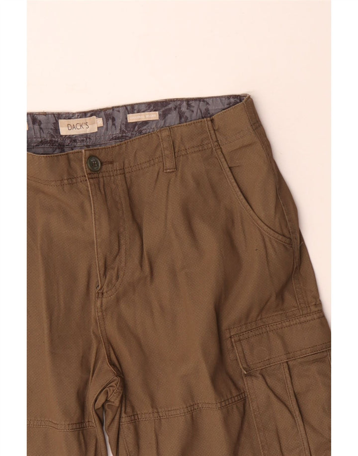 DACK'S Herren-Cargoshorts mit normaler Passform, W36, Größe L, Beige, Baumwolle