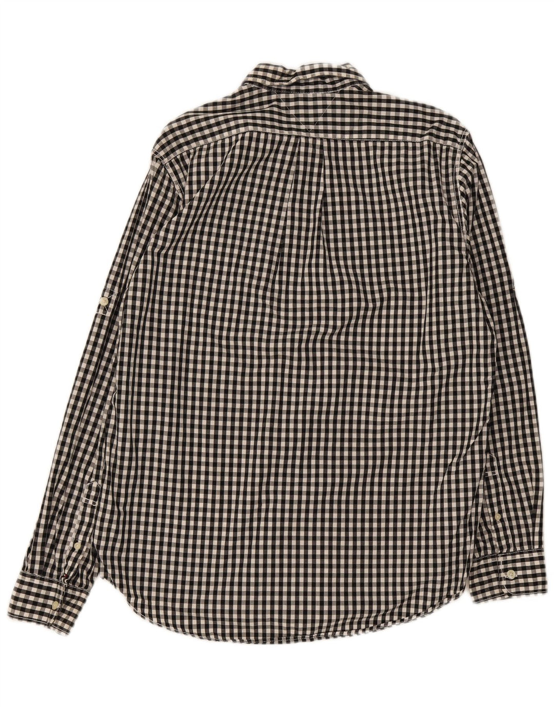 Tommy Hilfiger Herren-Hemd mit schmaler Passform, mittelschwarz, Gingham-Baumwolle