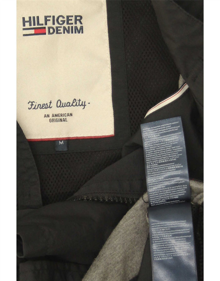 Tommy Hilfiger Herren Bomberjacke UK 38 Medium Schwarz Polyamid
